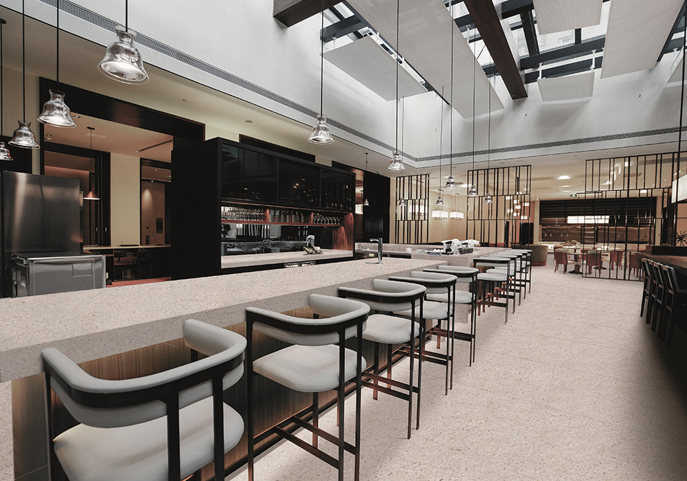 Restaurant interior, part of hotel