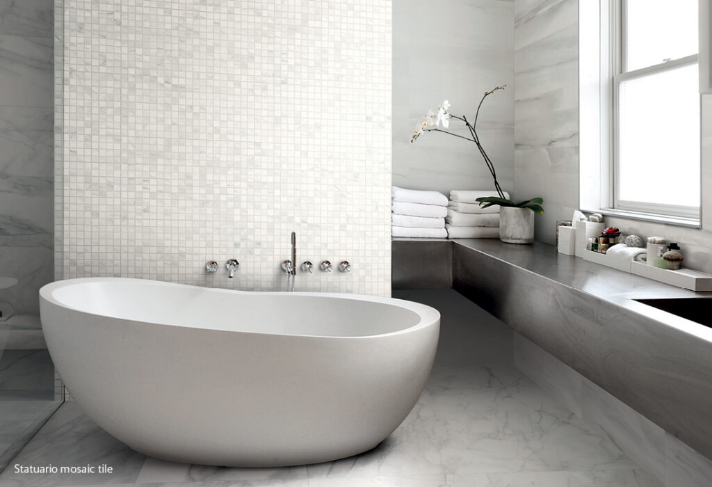 AMS Mosaics Tile – Statuario