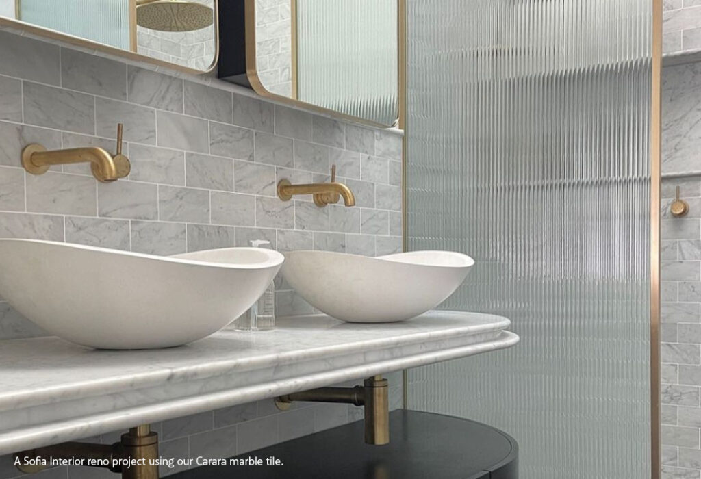 AMS Natural Stone Tile – Carrara Marble