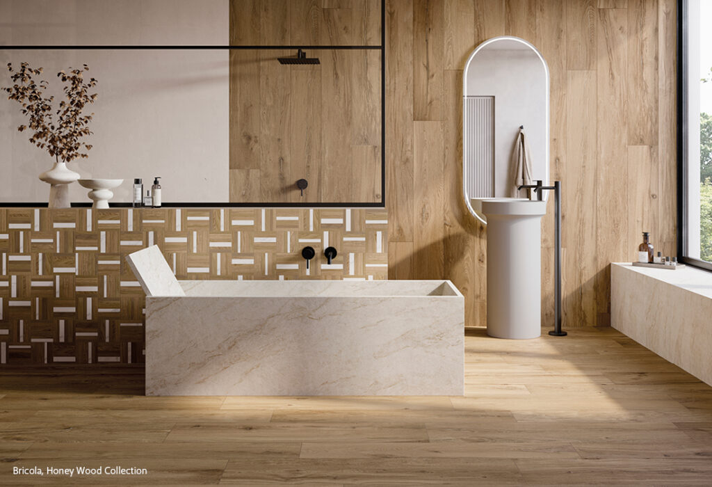 AMS Timber Look – Honey Wood Bricola